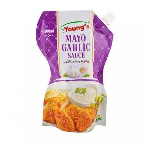 YOUNG`S MAYO GARLIC SAUCE 200ML